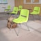Flash Furniture Green Tablet Arm Chair, PK5 5-RUT-EO1-GN-RTAB-GG - alternate 1